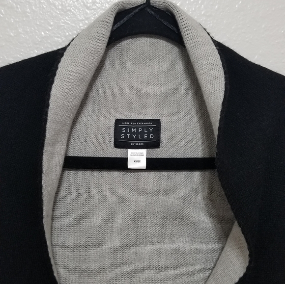 Simply Styled Two Tone Waterfall Cardigan Size XS. - Picture 7 of 11